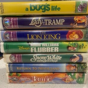 Disney VHS Collection - Lot of 27 tapes